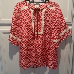 Kate Spade Live Colorfully Silk Top